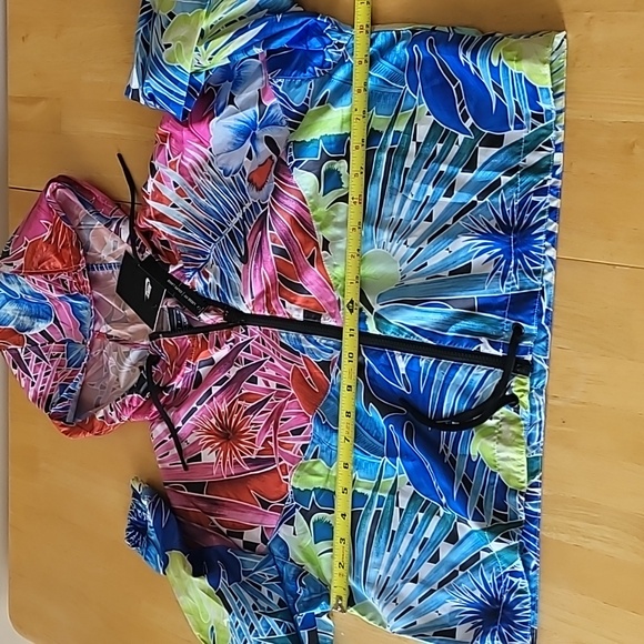 NIKE Sportswear Woven Crop Hooded Jacket Windbreaker - Picture 7 of 9